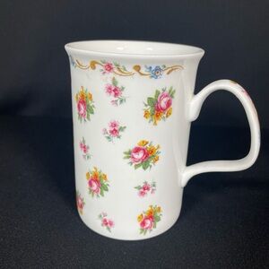 Roy Kirkham Petite Rose Bone China 10 oz Floral Mug